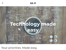 Tablet Screenshot of ez-it.biz